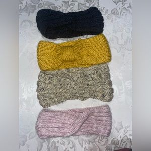 Hand made headband (navy, pink, yellow, tan) perfect for these winter days ✨